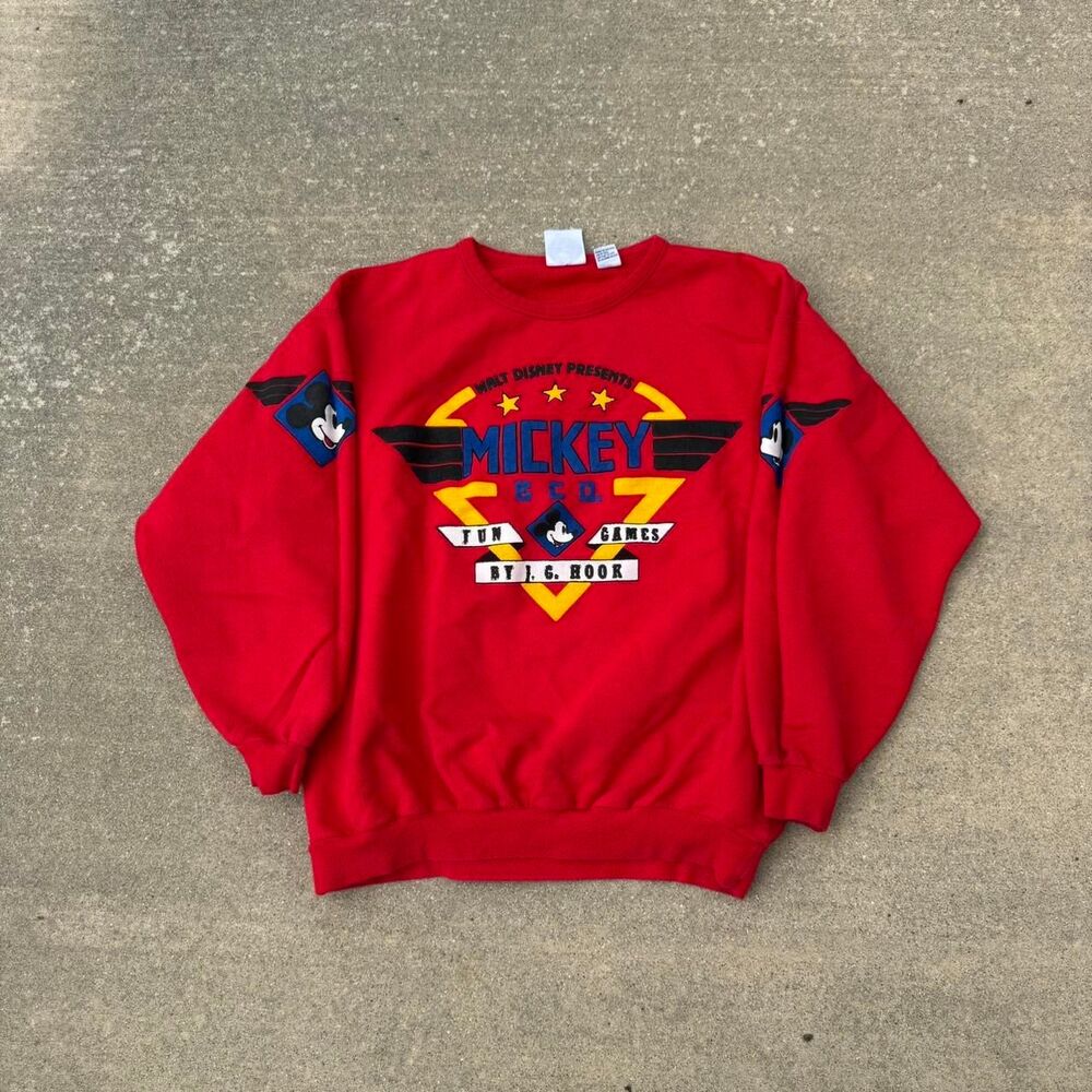 Jg Hook Mickey1990s sweater unisex size S Small